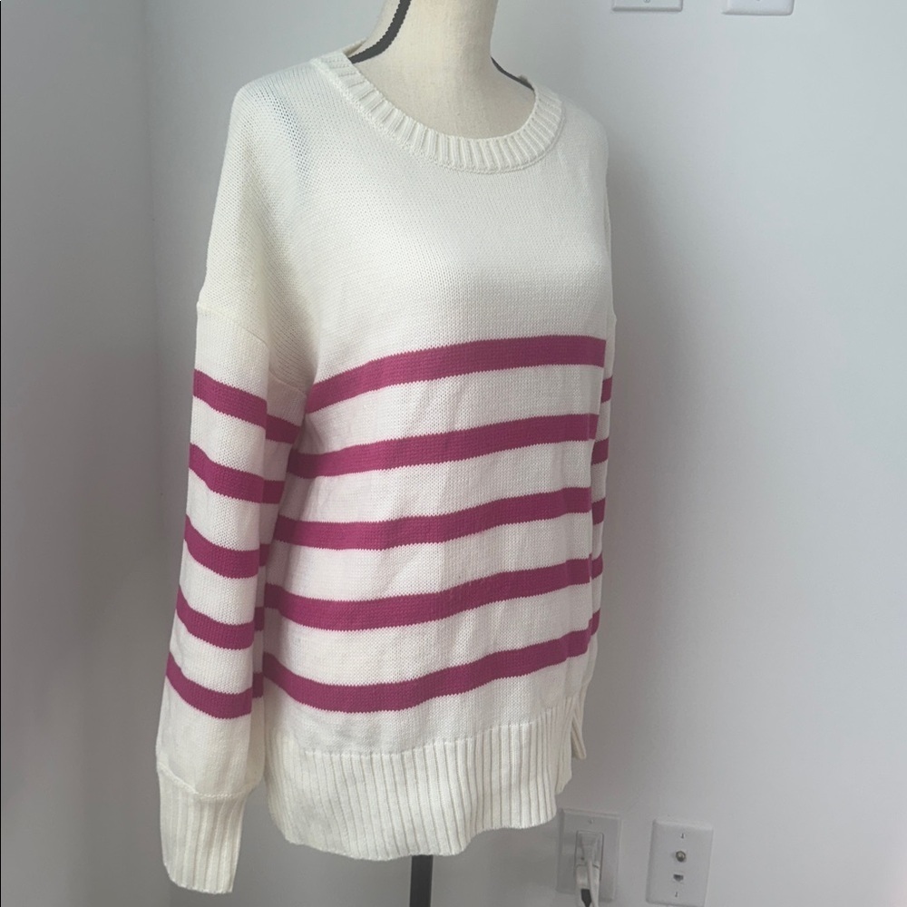 Better Be Striped Crew Neck Sweater. Sz M/L - Picture 3 of 11